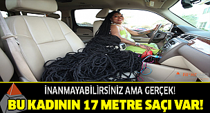 17 metre saçı var!