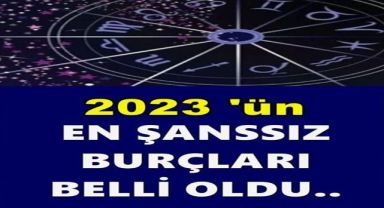 2023 Yılının En Şanssız ve en şanslı Burçlar