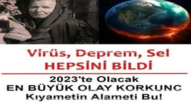 Baba Vanganın kehanetleri devam ediyor...