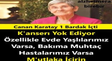 Canan Karatay Kanseri Ve Alzheimer Önleyici Besin