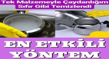 Çaydanlık kireci nasıl temizlenir....