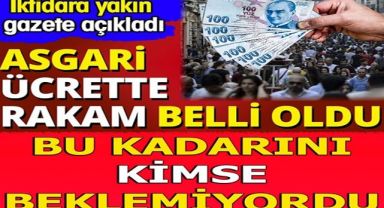 Bir kere yapılacak bu rakamı aşmayacak. Asgari ücrette tepe rakam belli oldu 