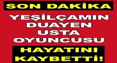 YEŞİLÇAM'DAN BİR YILDIZ DAHA KAYDI