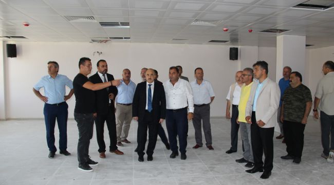Vali Dağlı Özel öğrenciler için yapılan okulu gezdi