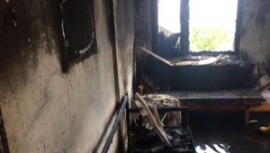 3 katlı binada yangın