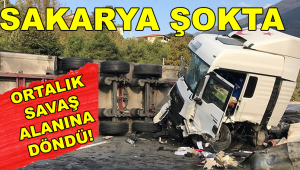 Sakarya'da Feci Kaza! 8 Kişi...