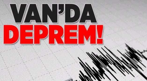 Van'da korkutan deprem !