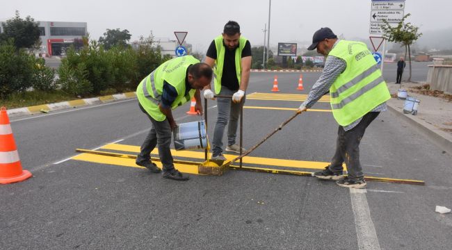 YAYA GEÇİDİ ÇALIŞMALARI KALICI KONUTLARDA