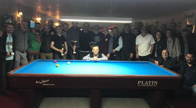 3 bant bilardo Atatürk kupası sahibini buldu