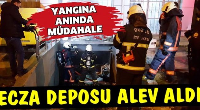 İtfaiye Kısa Sürede Söndürdü