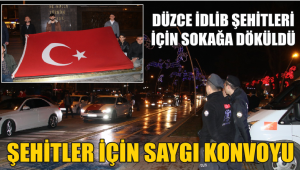 Şehitler için sokağa döküldüler
