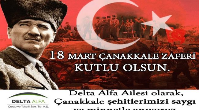 Delta Alfa 18 Mart Çanakkale Zaferi’nin 105. yıl dönümünü kutladı