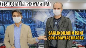 Ataş Ölçerli Maske Yaptılar