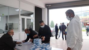 Düzce TSO'dan üyelerine maske 