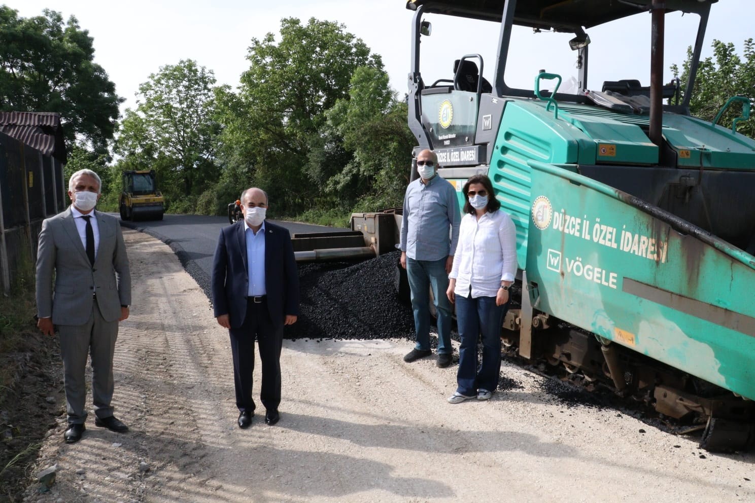 Musababa köyünde ki asfaltlama çalışmaları sürüyor