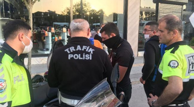 Tek teker üstünde kırmızı geçmek pahalıya patladı