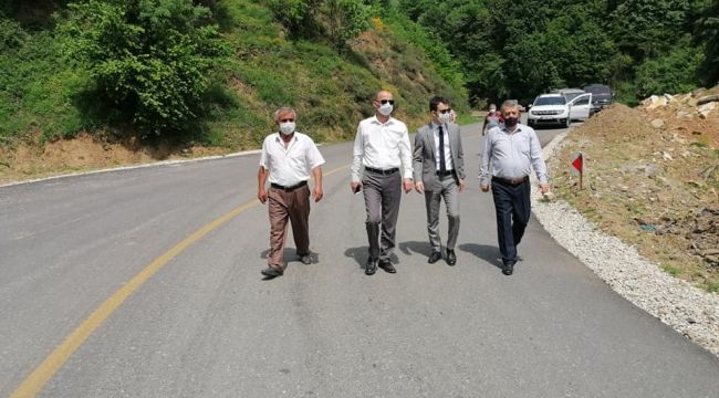 Yapılan çalışmaları Kaymakam denetledi