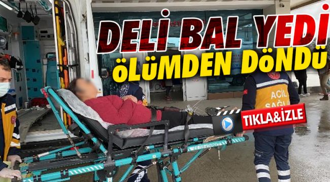 Deli Bal Yiyen Kadın Hastanelik Oldu