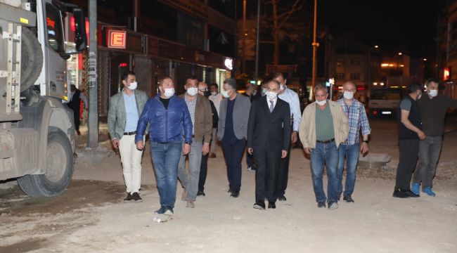350 metrelik alanda hummalı çalışma