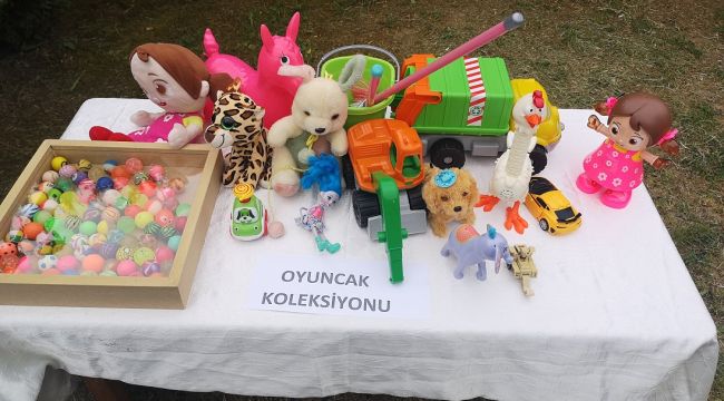 Minik öğrenciler bahçelerini müzeye dönüştürdüler