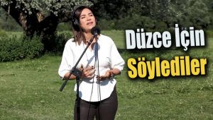 Düzce İçin Söylediler