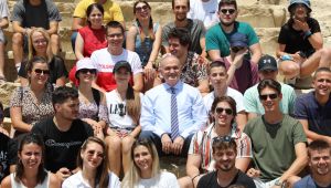 Antik kentin ziyaretçileri yabancı öğrenciler oldu