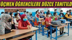 Göçmen Öğrencilere Düzce Tanıtıldı