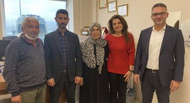 Sedye ile girdiği hastaneden yürüyerek çıktı