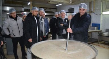 Öğrenciler mutfağa girdi